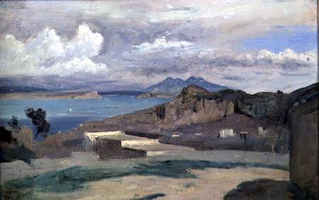 Ischia, View from the Slopes of Mount Epomeo a Jean-Babtiste-Camille Corot