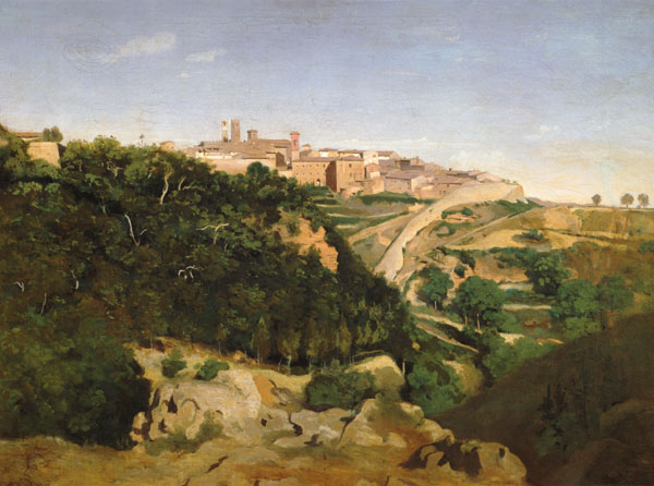 Volterra. a Jean-Babtiste-Camille Corot