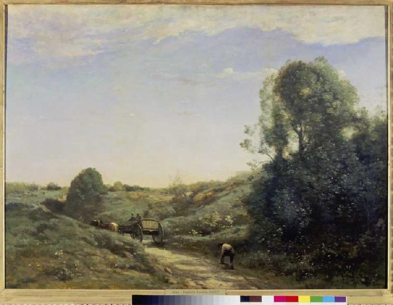 The little car a Jean-Babtiste-Camille Corot