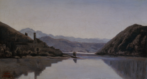 Lago di Piediluco, Umbria a Jean-Babtiste-Camille Corot
