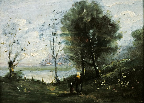 Landscape a Jean-Babtiste-Camille Corot