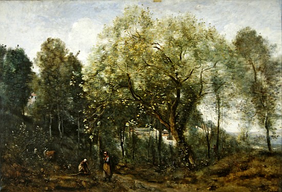 Le Catalpa, memory of Ville-d''Avray a Jean-Babtiste-Camille Corot