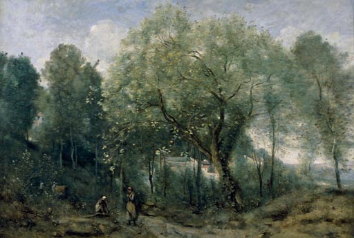 Le catalpa. Souvenir de Ville d'Avray a Jean-Babtiste-Camille Corot