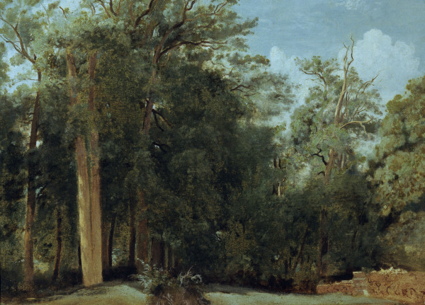 Forest Claring a Jean-Babtiste-Camille Corot