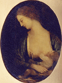 Die Madonna von Verneuil a Jean-Babtiste-Camille Corot