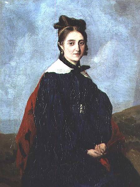 Mlle. Alexina Ledoux a Jean-Babtiste-Camille Corot
