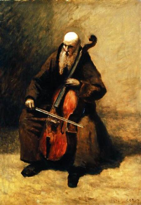 The Monk a Jean-Babtiste-Camille Corot