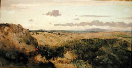 Mountain Landscape a Jean-Babtiste-Camille Corot