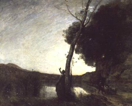 The Shepherd's Star a Jean-Babtiste-Camille Corot