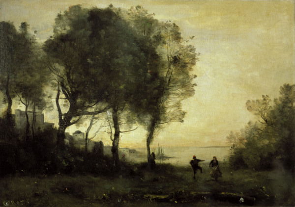 Souvenir dItalie a Jean-Babtiste-Camille Corot