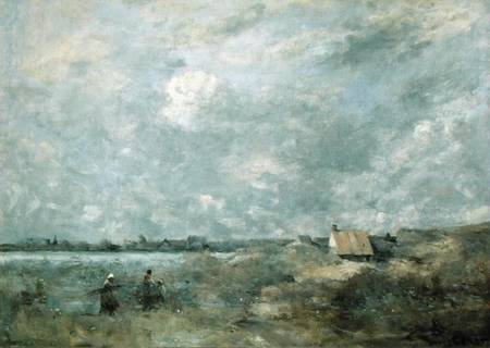 Stormy Weather, Pas de Calais a Jean-Babtiste-Camille Corot
