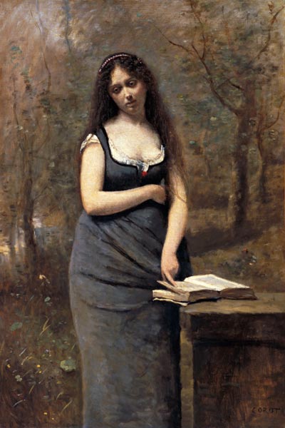 Velleda. a Jean-Babtiste-Camille Corot