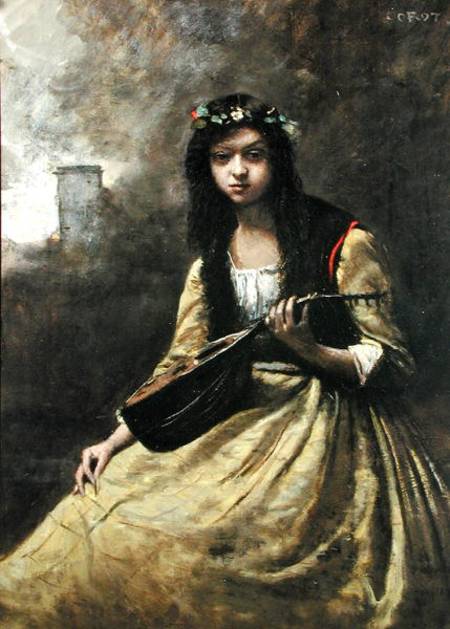 La Zingara a Jean-Babtiste-Camille Corot