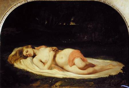 Sleeping Nymph a Jean Baptiste Ange Tissier