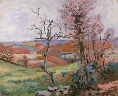 The Puy Barion at Crozant, Brittany (oil on canvas) a Jean Baptiste Armand Guillaumin