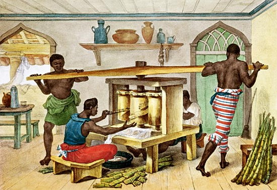 Small Portable Sugar Mill, illustration from ''Voyage Pittoresque et Historique au Bresil'' a Jean Baptiste Debret