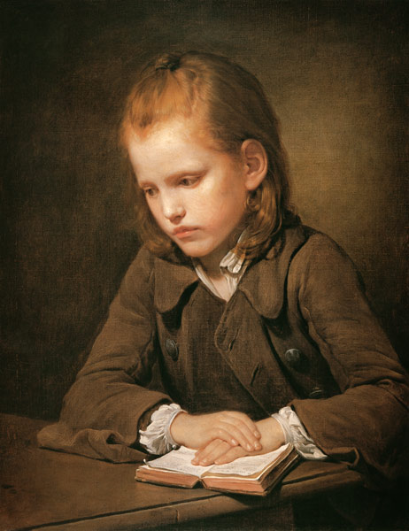 boy with schoolbook a Jean Baptiste Greuze