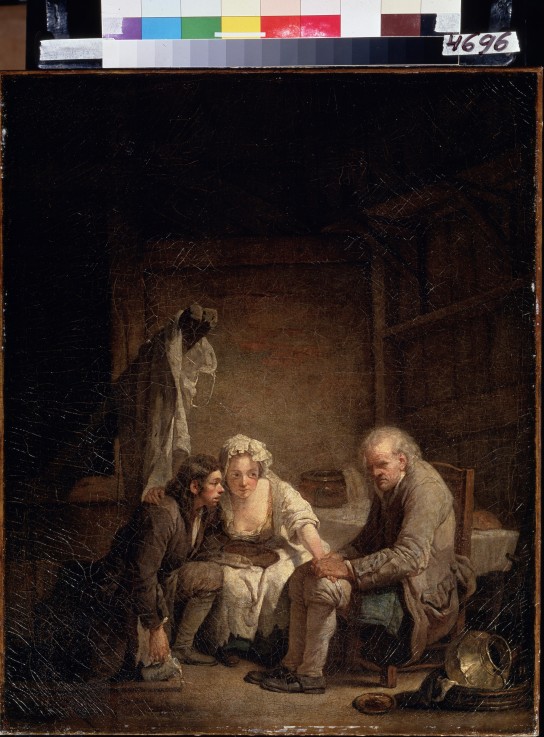 Blind Man Deceived a Jean Baptiste Greuze