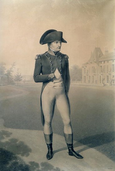 Napoleon Bonaparte (1769-1821) First Consul at Malmaison, from ''Livre du Sacre'' a Jean-Baptiste Isabey