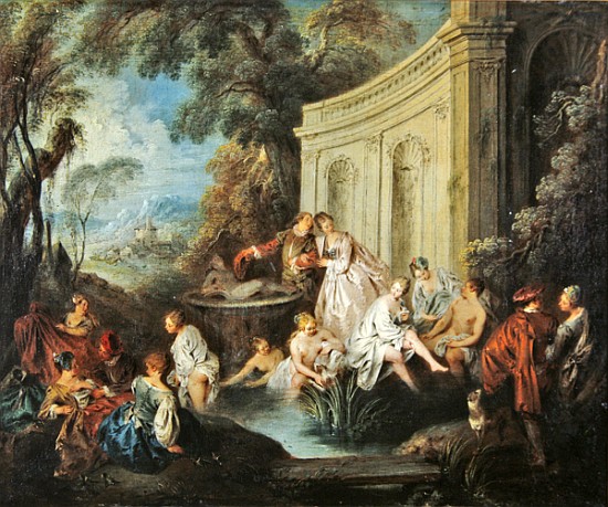 The Bathers a Jean-Baptiste Joseph Pater