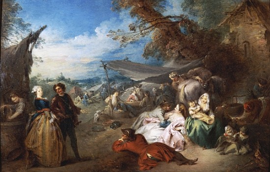 The Halt of the Troops, Called Peace a Jean-Baptiste Joseph Pater
