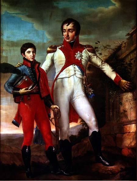 Louis Bonaparte (1778-1846) King of Holland and Louis Napoleon (1804-31) Crown Prince of Holland a Jean Baptiste Joseph Wicar