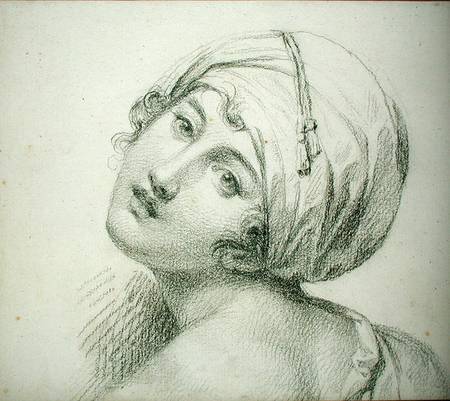 Portrait of Emma (c.1765-1815) Lady Hamilton a Jean Baptiste Joseph Wicar