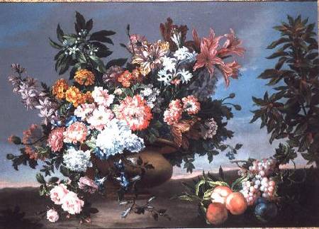Flowers and Fruit a Jean Baptiste Monnoyer