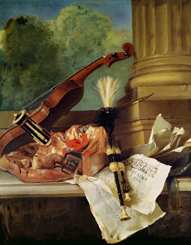 Attributes of Music a Jean Baptiste Oudry