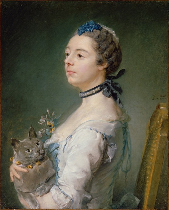 Magdaleine Pinceloup de la Grange, née de Parseval a Jean-Baptiste Perronneau