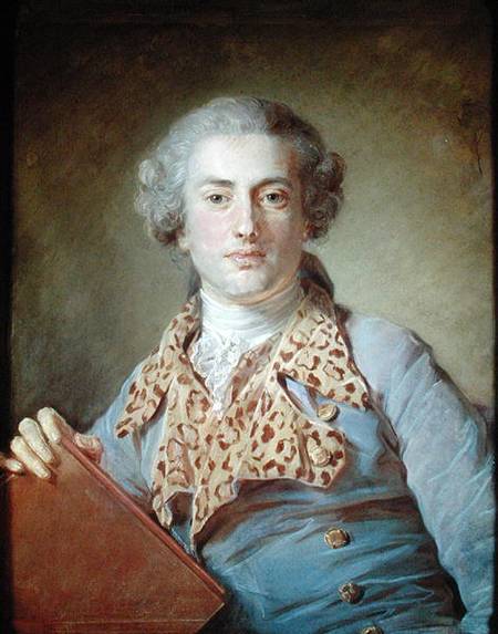 Portrait of Jean-Georges Noverre (1727-1810) a Jean-Baptiste Perronneau