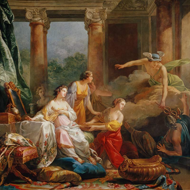 Mercury, Herse and Aglauros a Jean-Baptiste Pierre