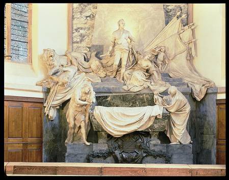 Tomb of Marshal Maurice de Saxe (1696-1750) a Jean-Baptiste Pigalle