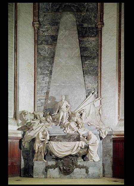 Tomb of Marshal Maurice de Saxe (1696-1750) a Jean-Baptiste Pigalle