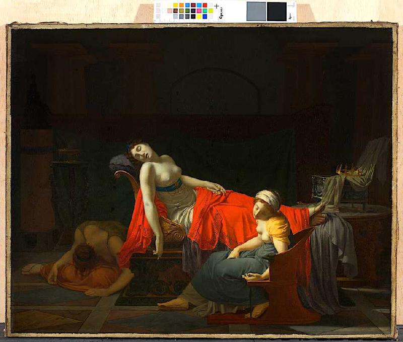 Der Tod der Kleopatra a Jean-Baptiste Regnault