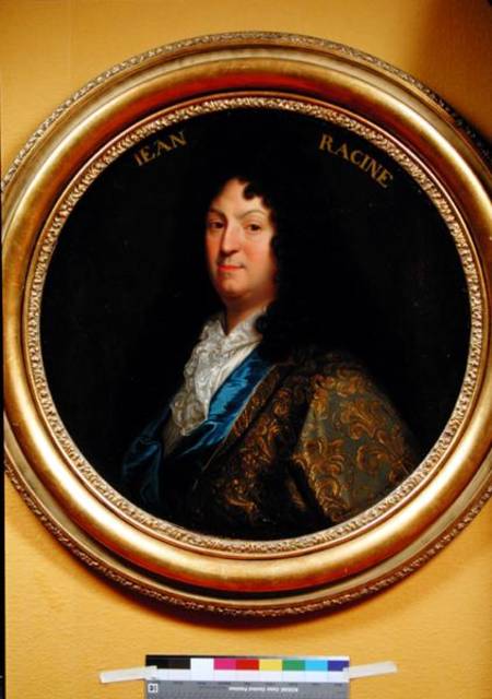 Portrait of Jean Racine (1639-99) a Jean Baptiste Santerre