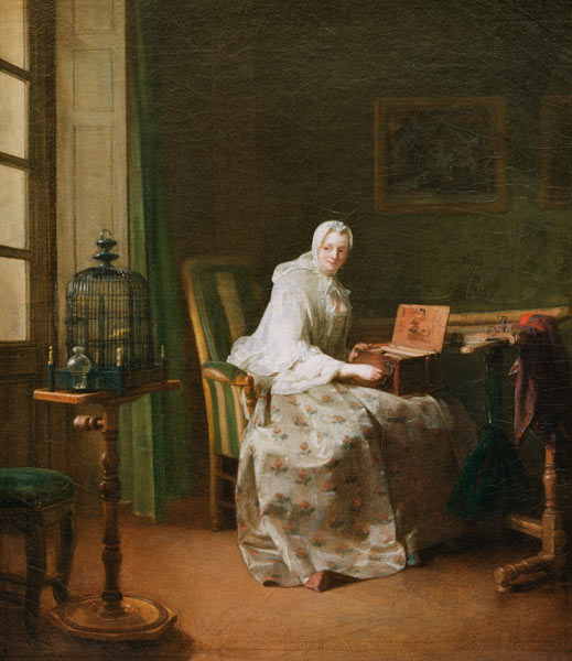 La Serinette a Jean-Baptiste Siméon Chardin