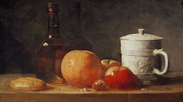 Fruit still life a Jean-Baptiste Siméon Chardin