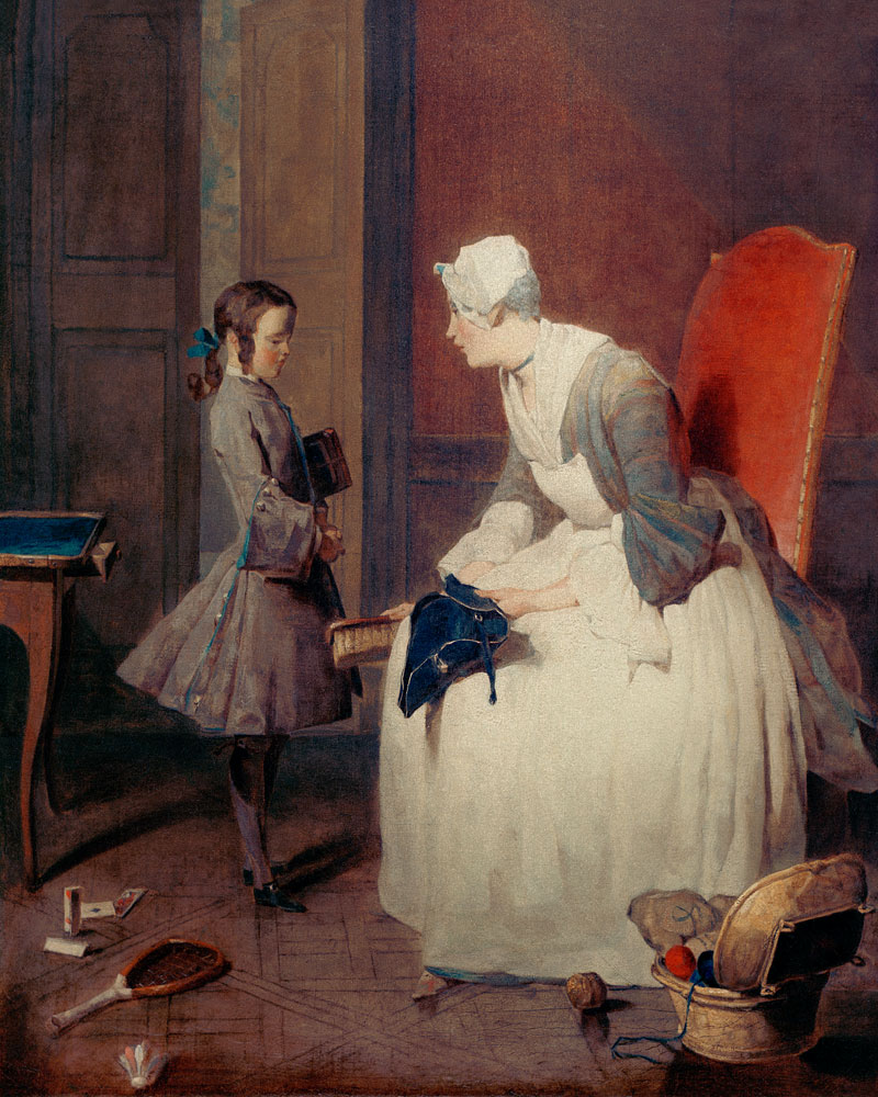 The Governess a Jean-Baptiste Siméon Chardin
