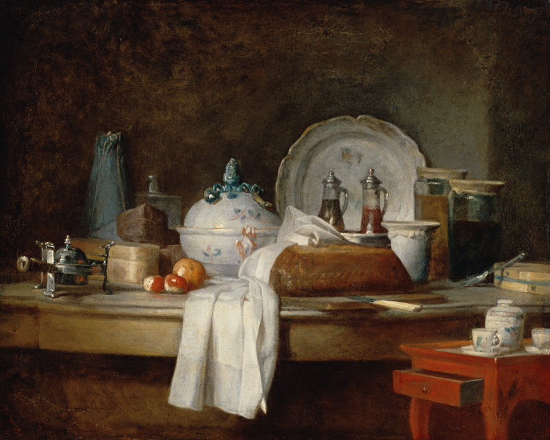 The Officers' Mess or The Remains of a Lunch a Jean-Baptiste Siméon Chardin