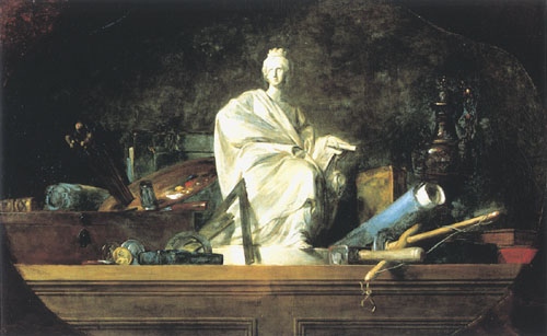 The attributes of the arts a Jean-Baptiste Siméon Chardin