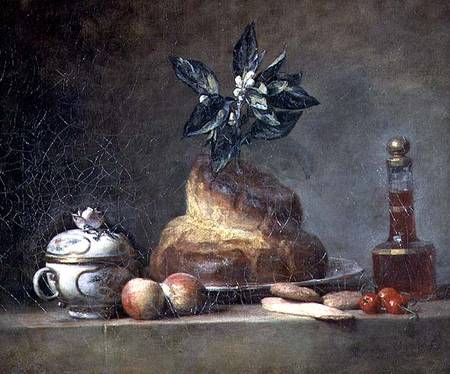 The Brioche or The Dessert a Jean-Baptiste Siméon Chardin
