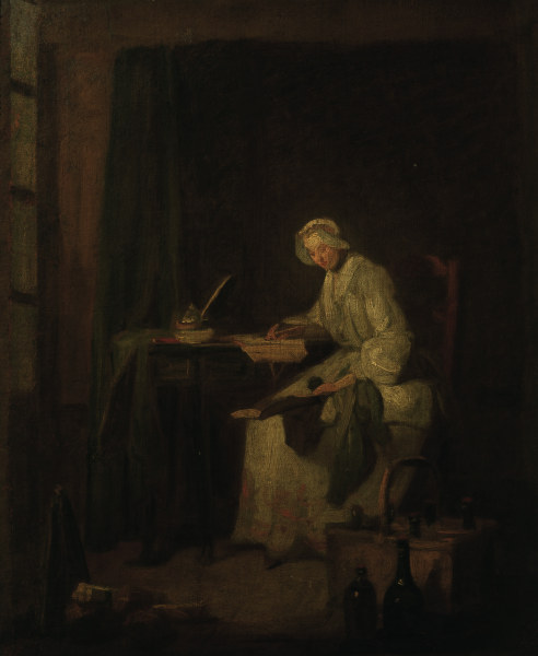 The Ledger a Jean-Baptiste Siméon Chardin