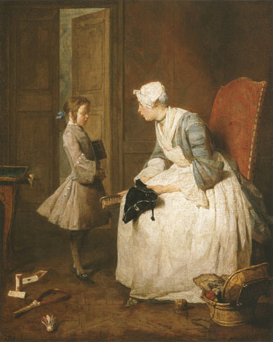 the governess a Jean-Baptiste Siméon Chardin