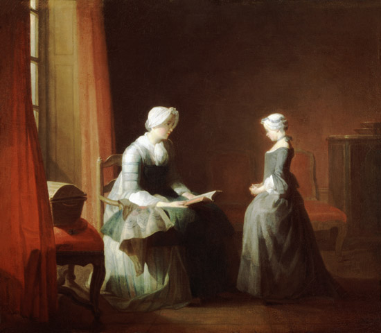 The lesson a Jean-Baptiste Siméon Chardin