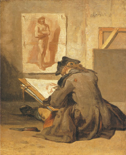 drawing young apprentice a Jean-Baptiste Siméon Chardin