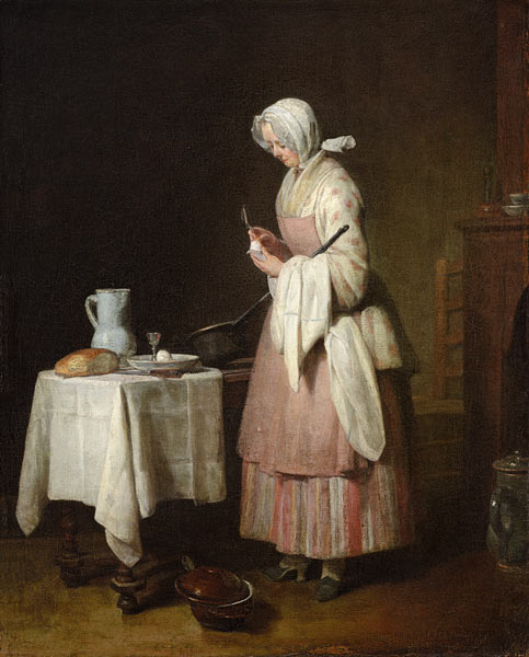 the provident nurse a Jean-Baptiste Siméon Chardin