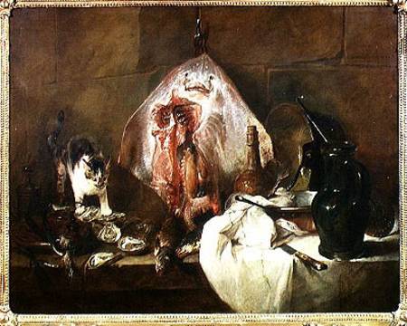 The Ray or, The Kitchen Interior a Jean-Baptiste Siméon Chardin