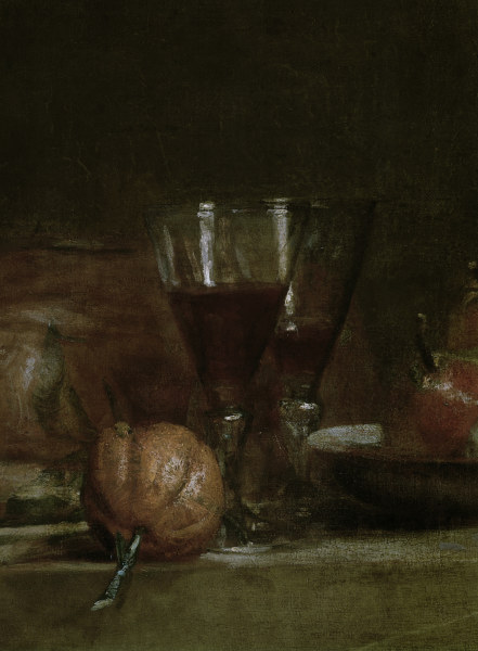 Still life with olive glass a Jean-Baptiste Siméon Chardin