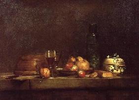 Still Life with a Bottle of Olives